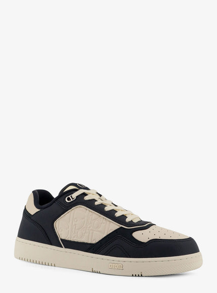 Dior B27 Leather Sneakers With Embossed Cd Logo