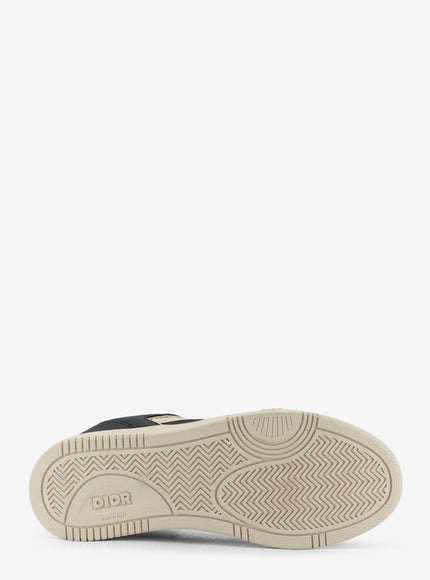 Dior B27 Leather Sneakers With Embossed Cd Logo