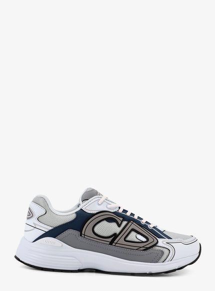 Dior Nylon Sneakers With Embossed Cd Logo Light Blue