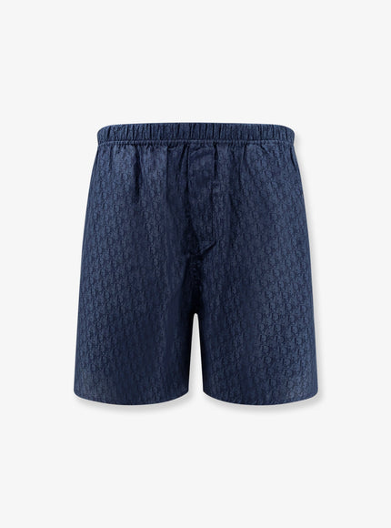 Dior Oblique Cotton And Silk Shorts