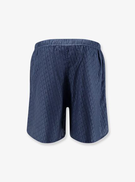 Dior Oblique Cotton And Silk Shorts