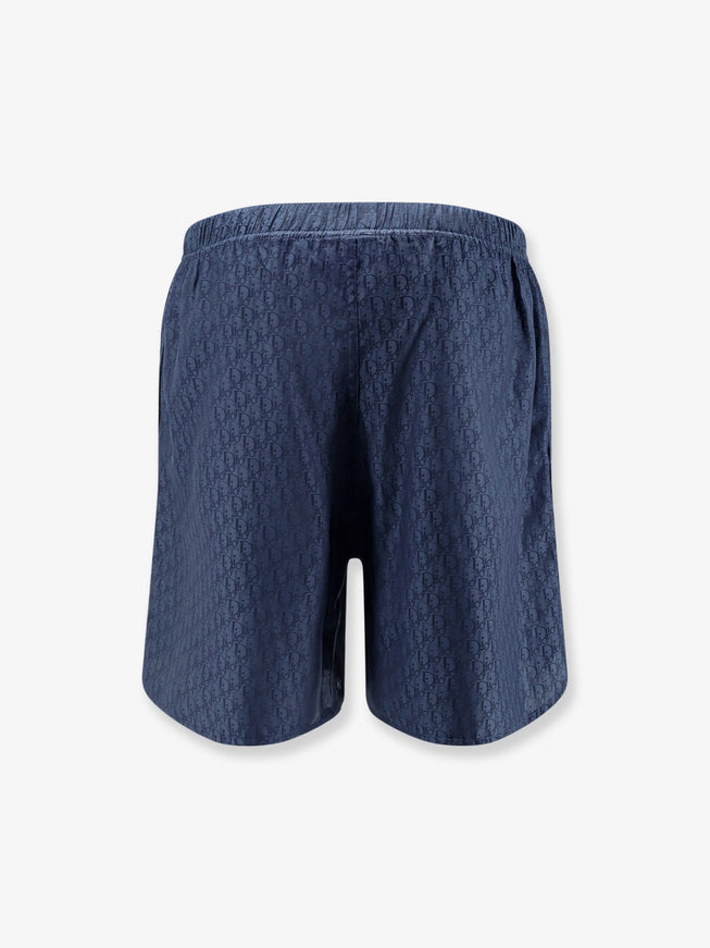 Dior Oblique Cotton And Silk Shorts