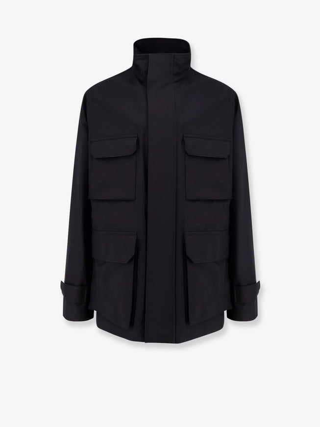 Dior Silk And Cotton Sahariana Jacket 50 Noir