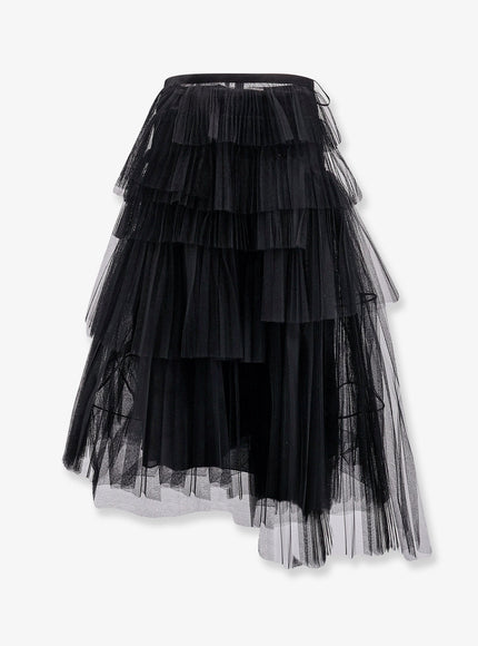 Dior Long Skirt With Tulle Flounces