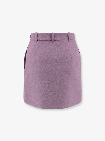 Dior Bouclé Virgin Wool Blend Skirt