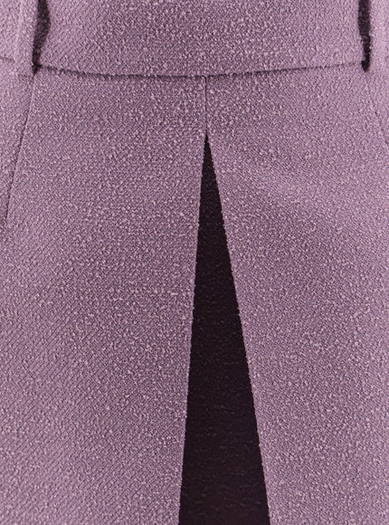 Dior Bouclé Virgin Wool Blend Skirt