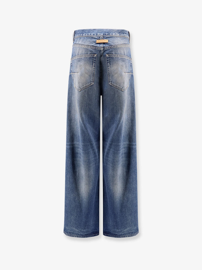 Dior Flared Jeans With Destroyed Effect