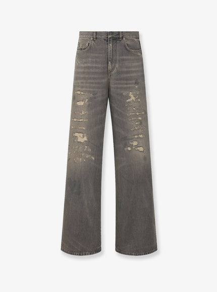 Dior Cotton Jeans Gris