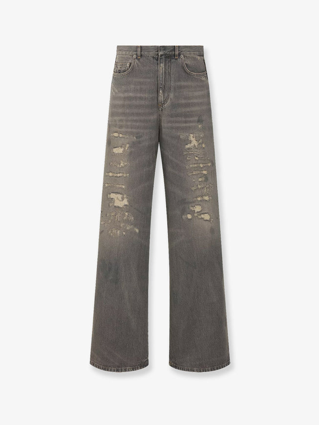Dior Cotton Jeans Gris