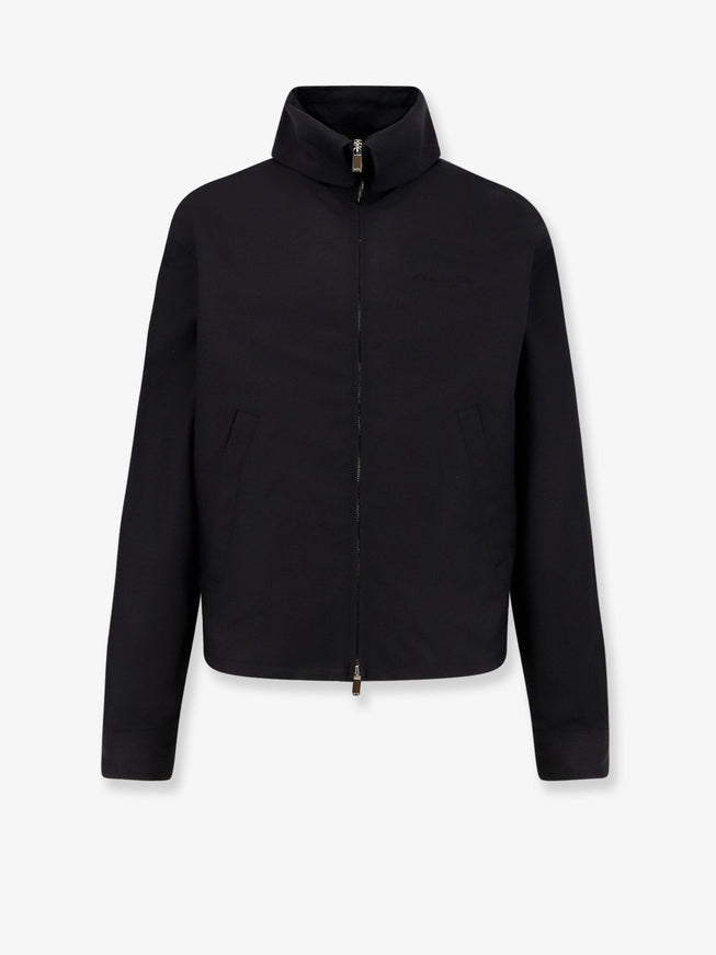 Dior Christian Dior Couture Cotton Blend Satin Jacket Noir