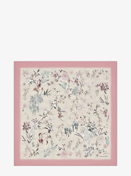 Dior Silk Foulard Uni Rose