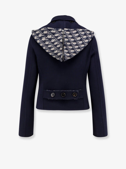 Dior Virgin Wool Hooded Peacoat
