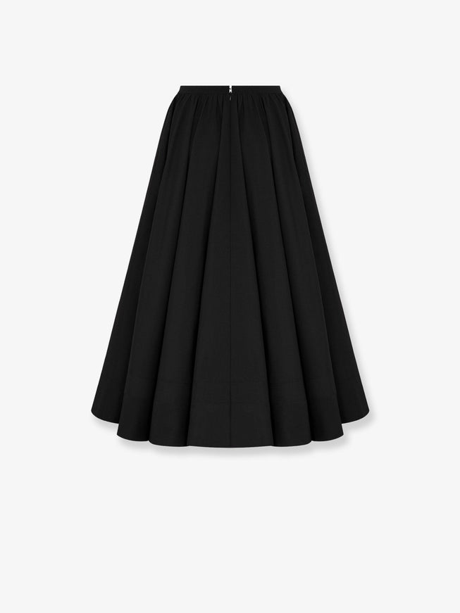 Dior Flared Silk Midi Skirt
