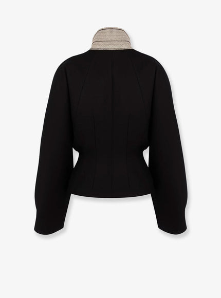 Dior Grain De Poudre Virgin Wool And Silk Blazer