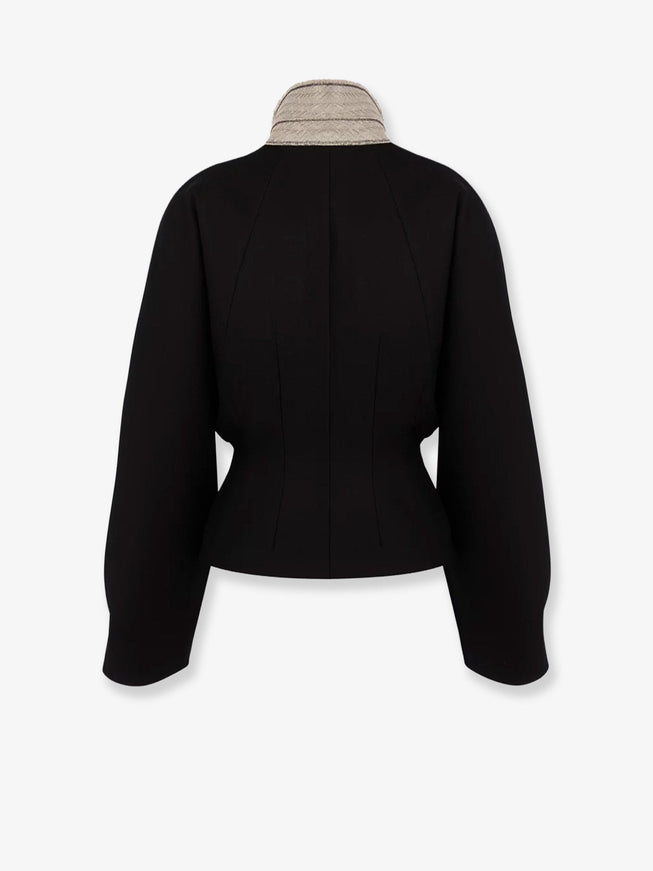 Dior Grain De Poudre Virgin Wool And Silk Blazer
