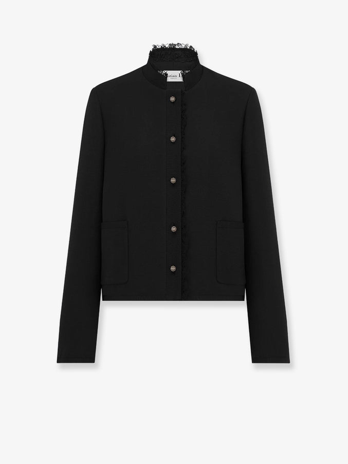 Dior Wool And Silk Blazer Noir