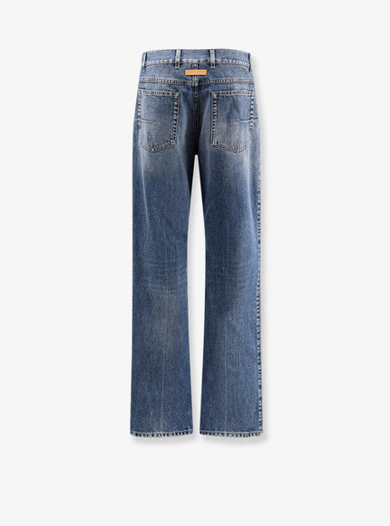 Dior Regular Fit Stone-Washed Denim Jeans