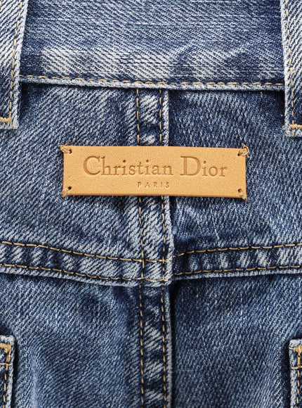 Dior Regular Fit Stone-Washed Denim Jeans
