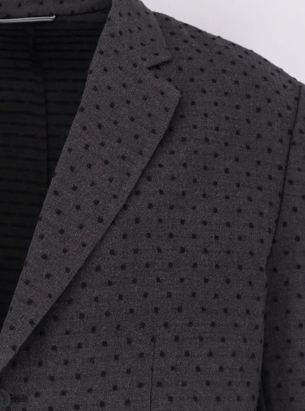 Dior Polka-Dots Virgin Wool And Alpaca Jacquard Blazer