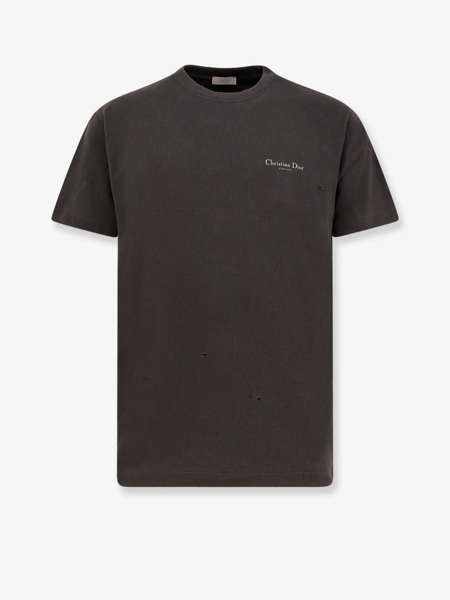 Dior Christian Dior Couture Lily Of The Valley Cotton T-Shirt Nero Lavato