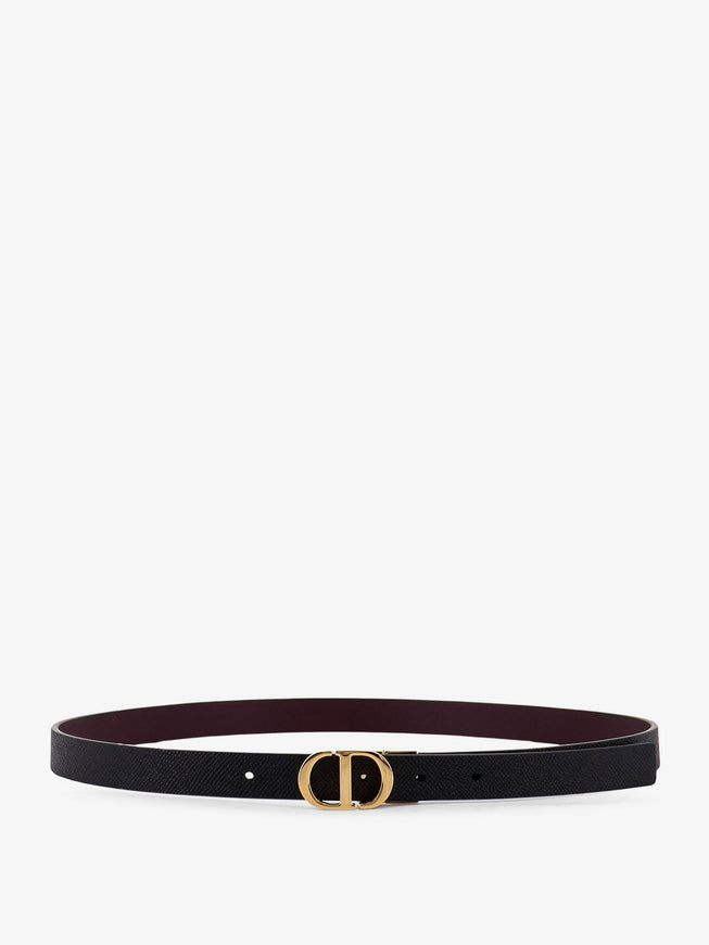 Dior Cd 30 Montaigne Leather Belt Bordeaux Mu