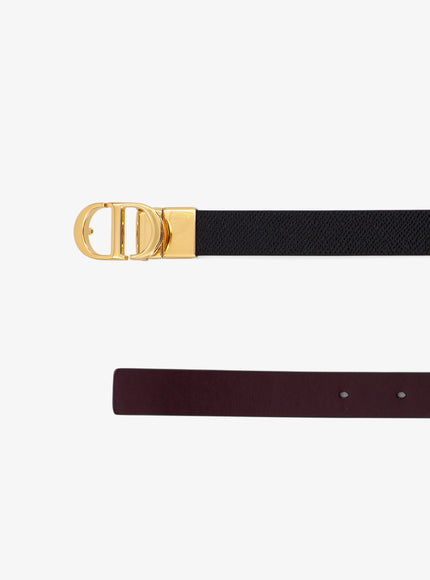 Dior Cd 30 Montaigne Leather Belt