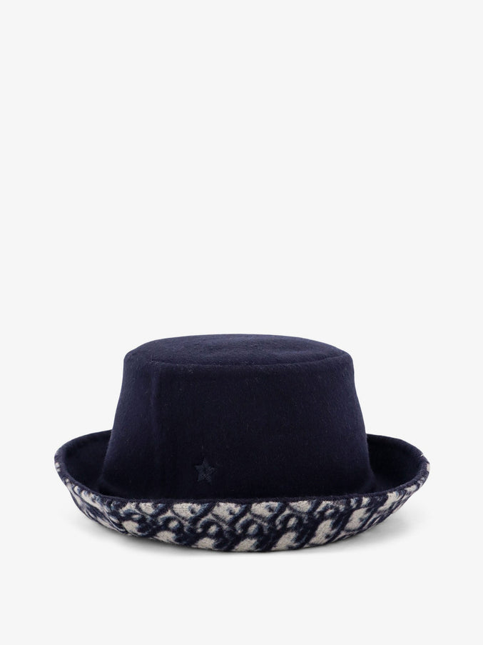Dior Virgin Wool And Silk Cloche