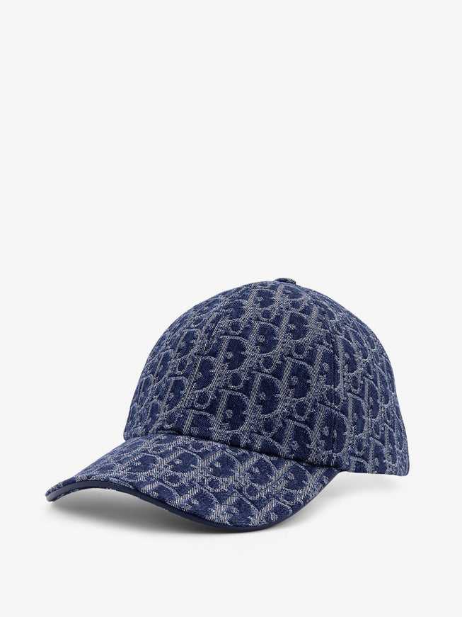 Dior D-Player Denim Oblique Baseball Hat