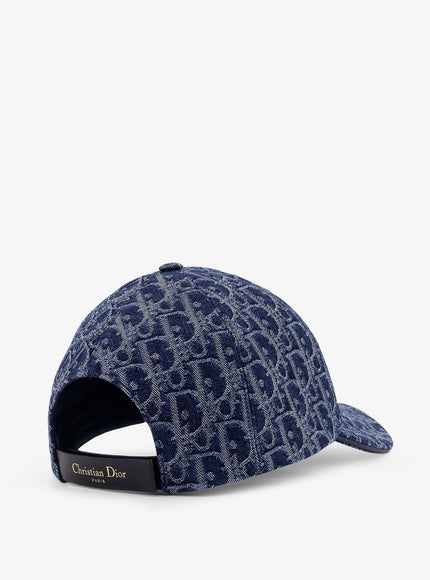 Dior D-Player Denim Oblique Baseball Hat