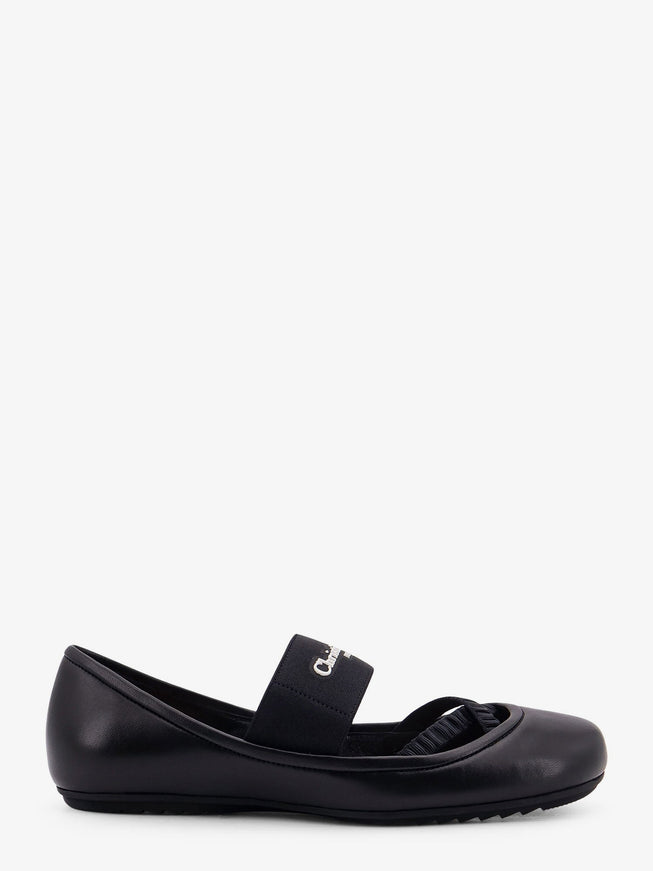 Dior Shade Leather Ballerinas With Elastic Bands Nero