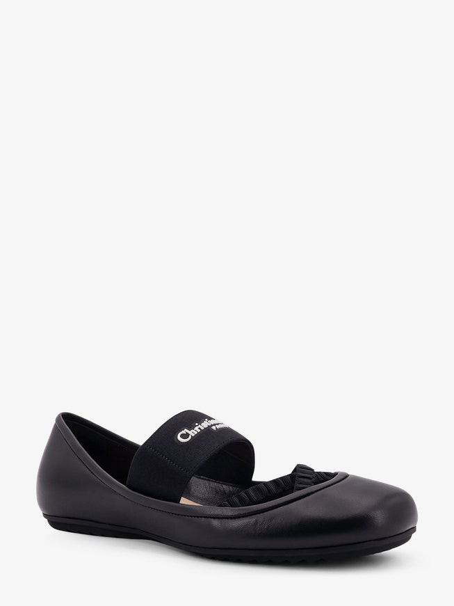 Dior Shade Leather Ballerinas With Elastic Bands