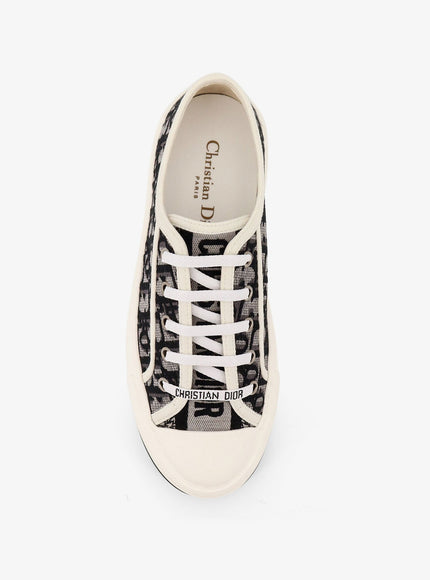 Dior Walk'n'dior Low-Top Dior Oblique Canvas Sneakers