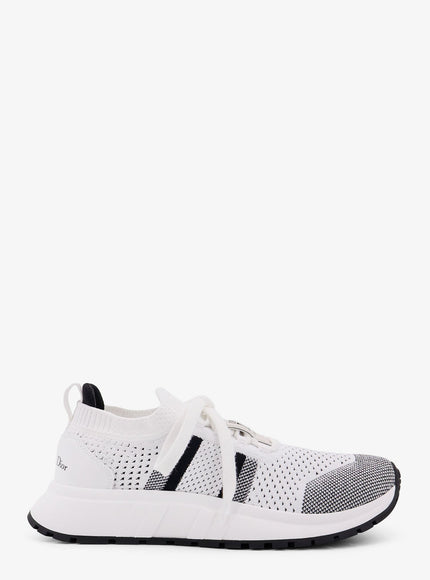 Dior Run'n'dior Low-Top Mesh Sneakers Bianco