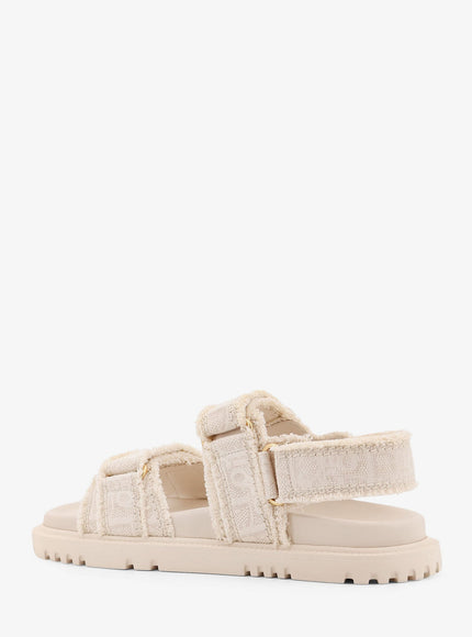 Dior Dioract Fabric Sandals With Dior Oblique Motif