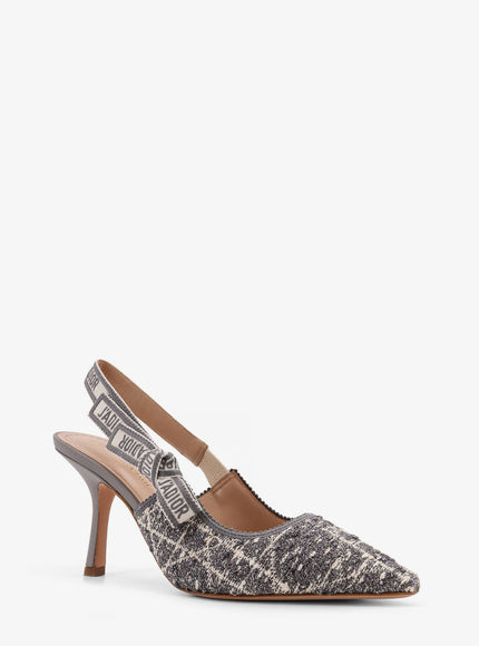 Dior J'adior Cannage Tweed Slingback Pumps