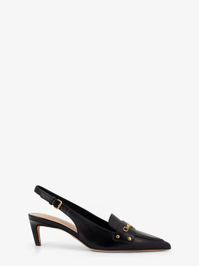 Dior Dior Boy Leather Slingback Décolleté Noir