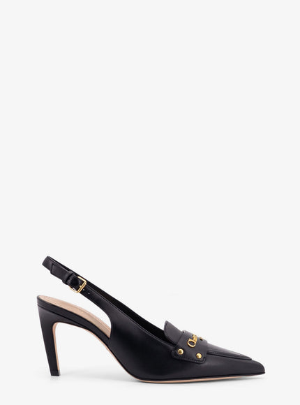 Dior Boy Leather Decolleté Slingback Nero