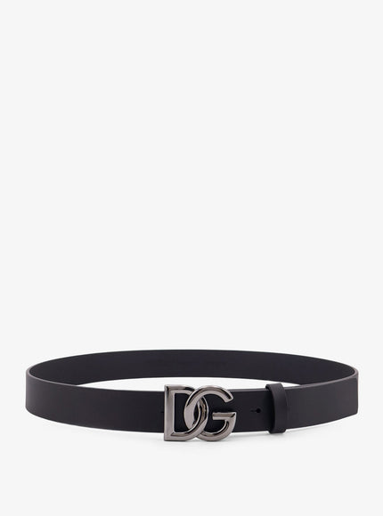Dolce & Gabbana Leather Belt Nero