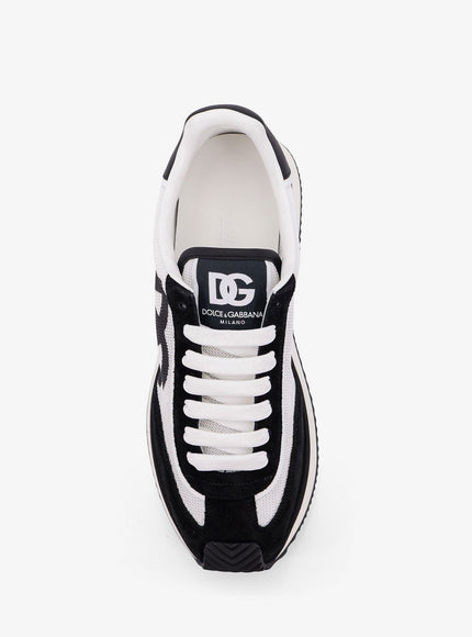 Dolce & Gabbana Low-Top Wool Sneakers With Suede Inserts