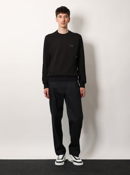 Dolce & Gabbana Cotton Sweatshirt With Logo Patch