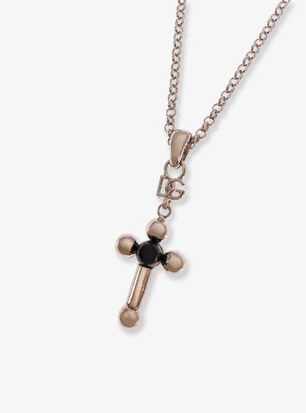 Dolce & Gabbana Brass Necklace With Iconic Crucifix