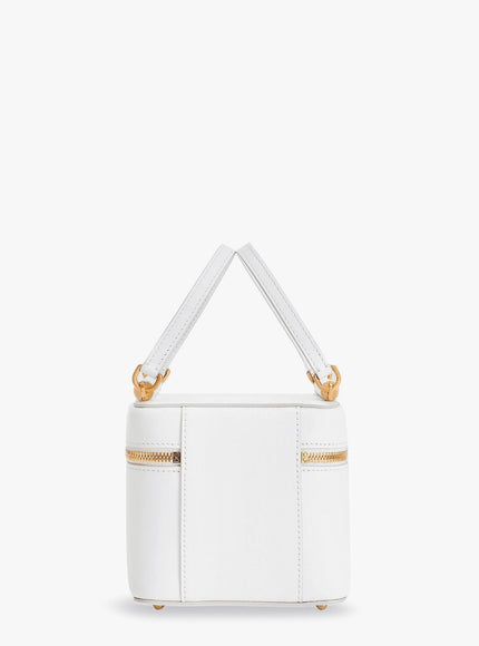 Dolce & Gabbana Sicily Leather Handbag With Iconic Logo Plate