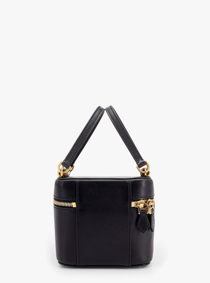 Dolce & Gabbana Sicily Leather Handbag With Iconic Logo Plate