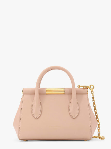 Dolce & Gabbana Marlene Leather Handbag With Logo Print