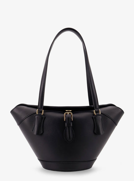 Dolce & Gabbana Coffa Capri Leather Shoulder Bag Uni Nero