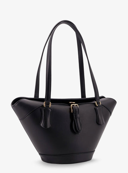 Dolce & Gabbana Coffa Capri Leather Shoulder Bag