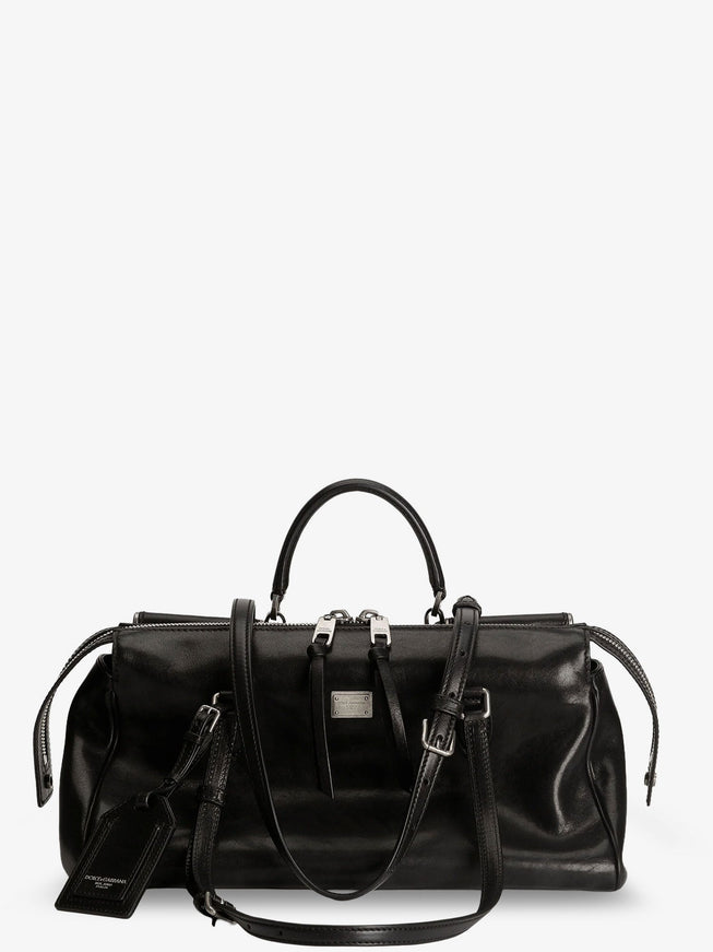 Dolce & Gabbana Vittoria Leather Shoulder Bag Uni Nero