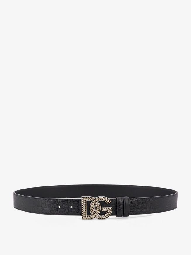 Dolce & Gabbana Leather Belt Nero Nero
