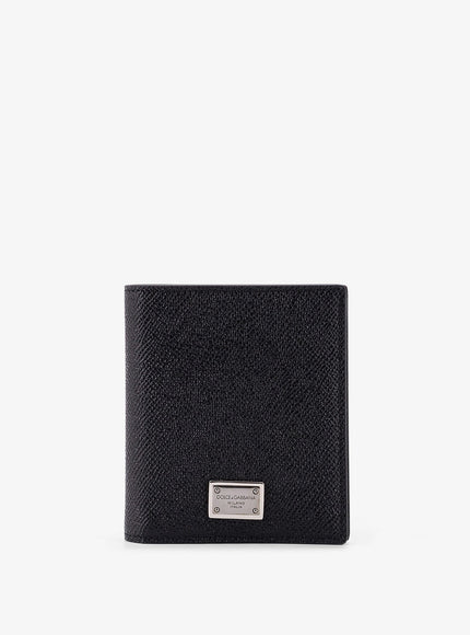 Dolce & Gabbana Leather Bifold Wallet Uni Nero