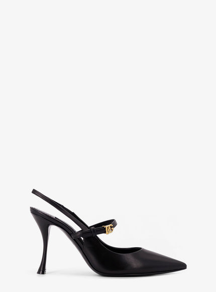 Dolce & Gabbana Suede Slingback Pumps Nero